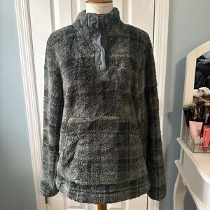 Eddie Bauer Green Fleece Jacket